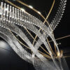 Large Project Glass Chandelier
