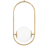 Lampes à suspension minimalistes dorées