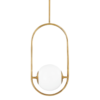 Lampes à suspension minimalistes dorées