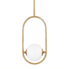 Lampes à suspension minimalistes dorées