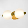 2 Lights Glass Bath Lights
