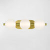 3 Lights Glass Bath Lights