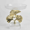 Ginkgo Leaf Decorated Fruit Plate