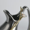 Modern Chrome Ceramic Vase