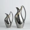 Modern Chrome Ceramic Vase
