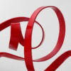 Red Ribbon Art Ornament