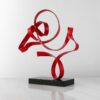 Red Ribbon Art Ornament