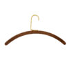 Walnut Brass Clothes Hanger