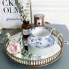 Round Mirror Tray