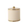 White Leather Bathroom Suites