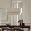 Modern Rectangle Hanging Shade Lights