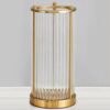Transparent Glass Strip Vase