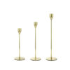3 Sets Gold Candle Holder