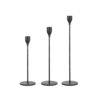 3 Sets Gold Candle Holder
