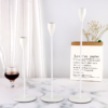 3 Sets Gold Candle Holder