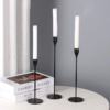 3 Sets Gold Candle Holder