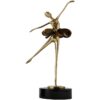 Brown Dress Dancing Girl Ornament