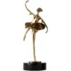 Brown Dress Dancing Girl Ornament