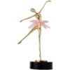 Pink Dress Dancing Girl Ornament