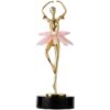 Pink Dress Dancing Girl Ornament