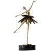 Brown Dress Dancing Girl Ornament