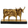 Ornement de sculpture de vache