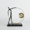 Standing Woman Desktop Clock