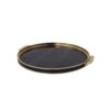 Black Round Tray