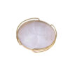 Round Transparent Glass Tray