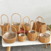 Brown Rattan Storage Basket