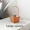 Brown Rattan Storage Basket