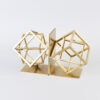 Square Alloy Bookend