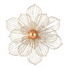 Decoração de parede com flores de peônia