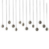 Long Crystal Ball Drop Chandeliers