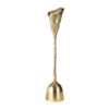 Gold Zinc Alloy Candle Holder