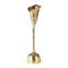 Gold Zinc Alloy Candle Holder