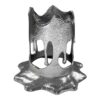 Chrome Zinc Alloy Candle Holder