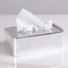 Chrome Iron Tissue Box