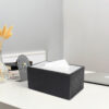 Black Stone Tissue Box