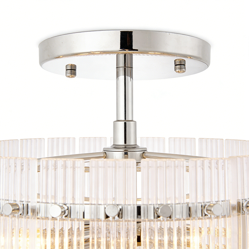 Luxury Glass Semi-Flush Mount Ceiling Light - Image 5