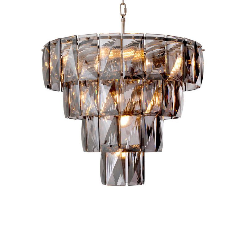 Tiered Crystal & Iron Chandelier Series - Image 6