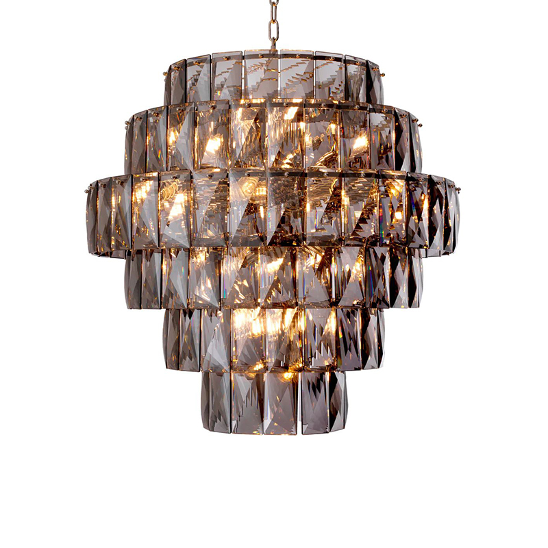 Tiered Crystal & Iron Chandelier Series - Image 12