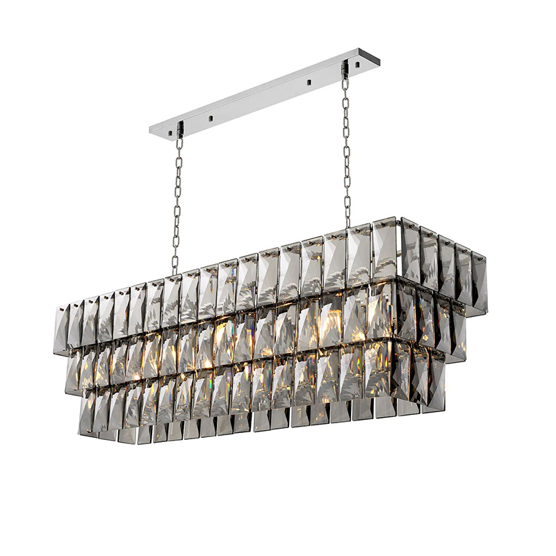 Tiered Crystal & Iron Chandelier Series - Image 15