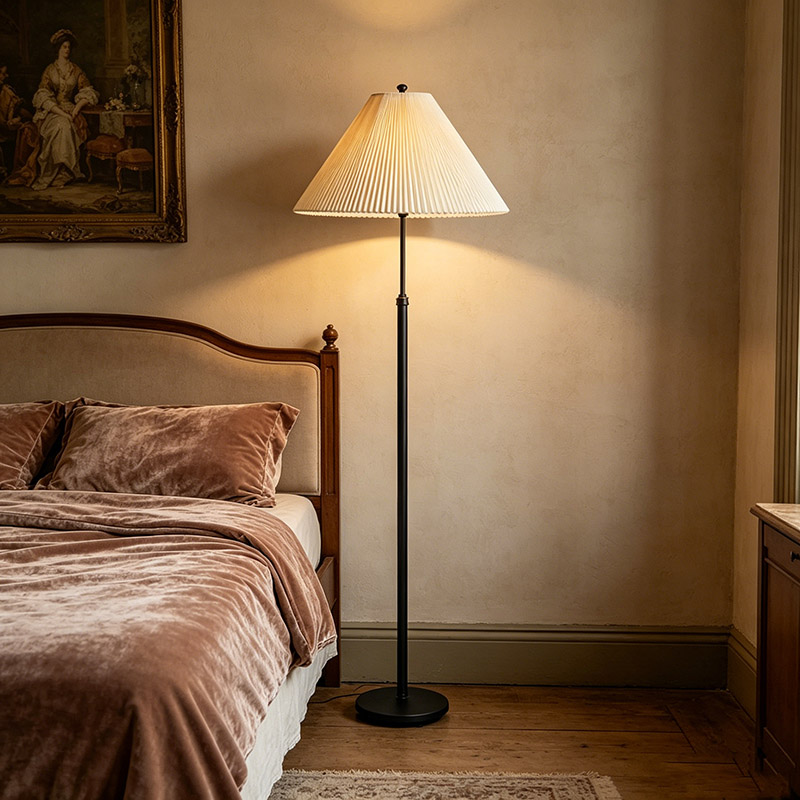 Classic Cone-Shade Metal Floor Lamp Duo - Image 6