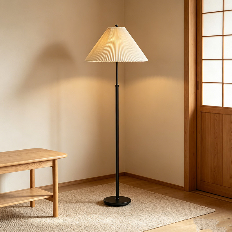 Classic Cone-Shade Metal Floor Lamp Duo - Image 5