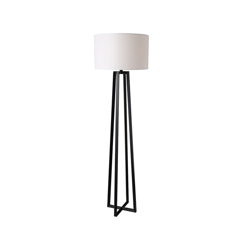 Geometric Open-Frame Metal Floor Lamp Set - Image 4