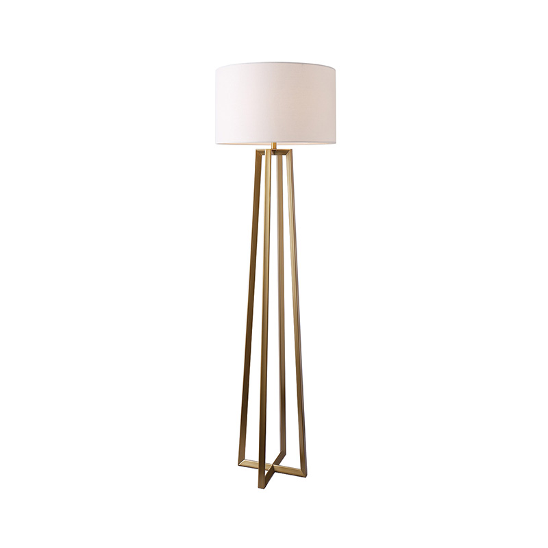 Geometric Open-Frame Metal Floor Lamp Set - Image 7