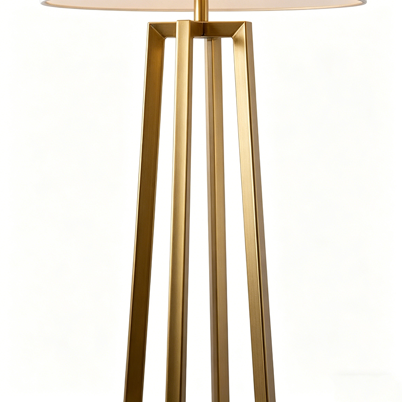 Geometric Open-Frame Metal Floor Lamp Set - Image 6