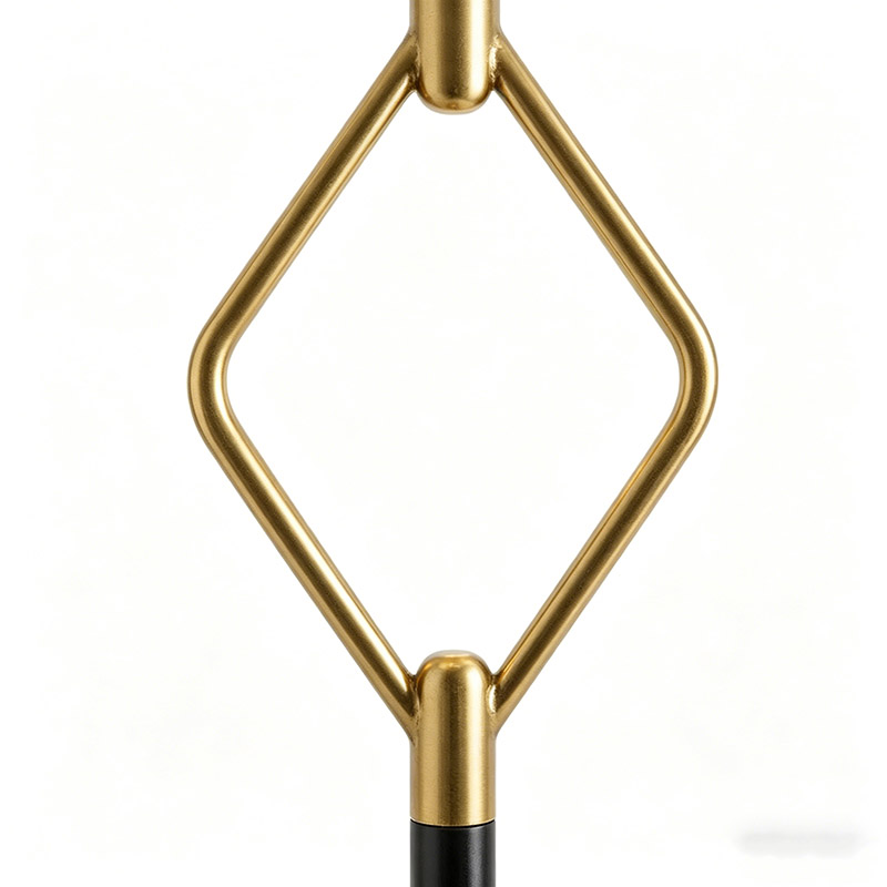 Diamond Accent Two-Tone Metal Floor Lamp - Image 3