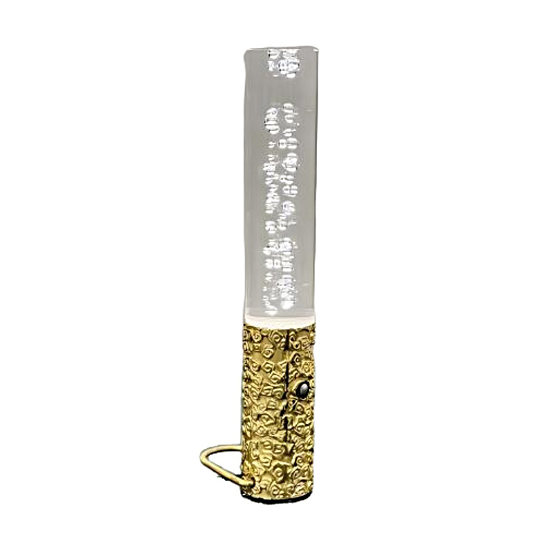 Exquisite Handcrafted Brass & Acrylic Cordless Rechargeable Light Set - Image 6
